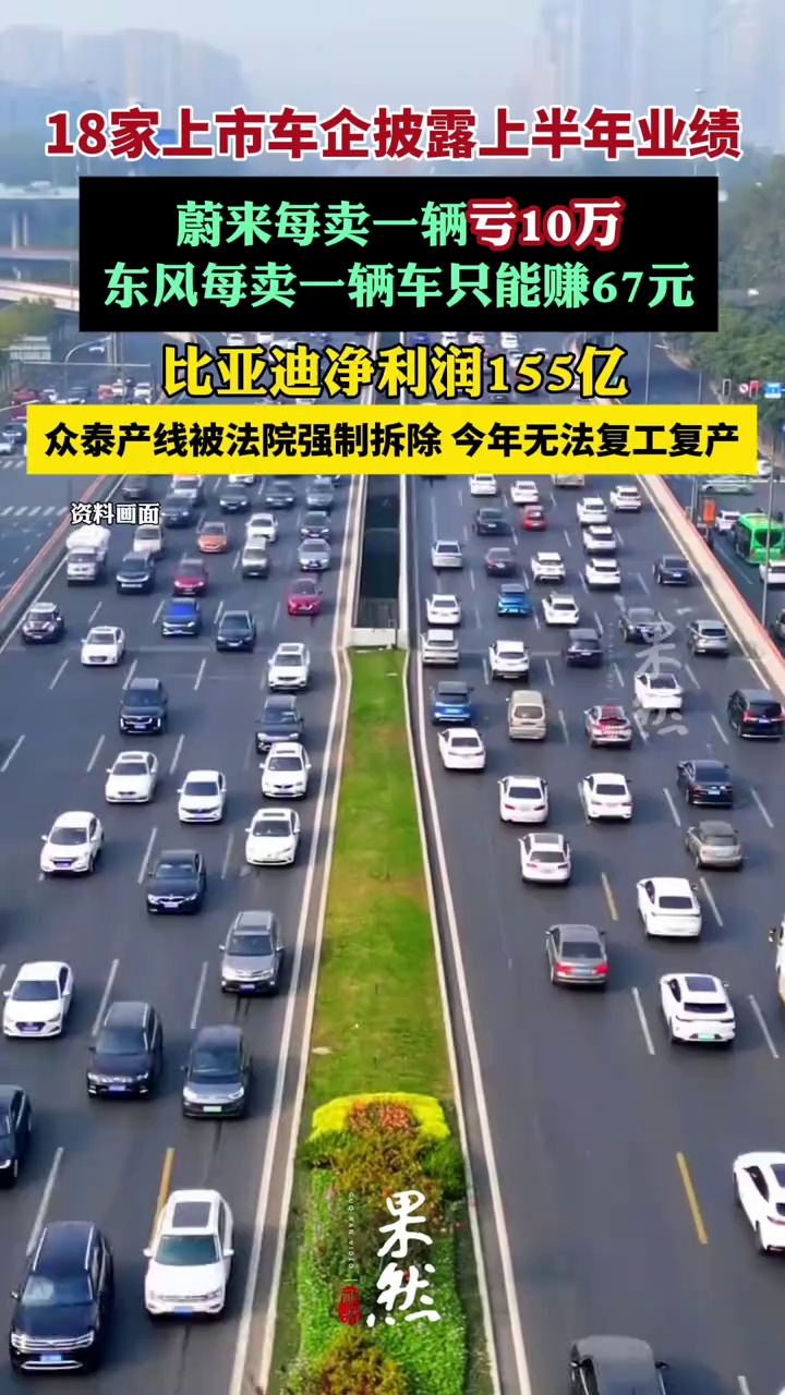 上半年跨国车企普遍业绩不佳