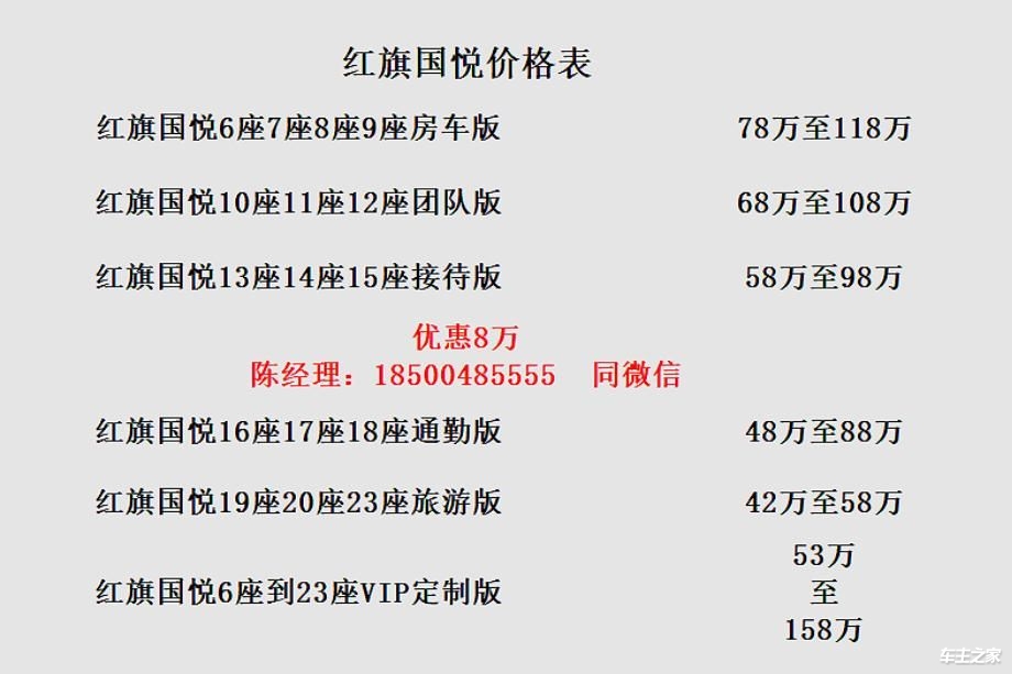 武侯红旗国耀价格最低136.58万起 暂无优惠